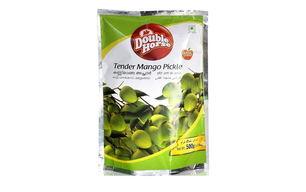 Double Horse Tender Mango Pickle    Pack  500 grams